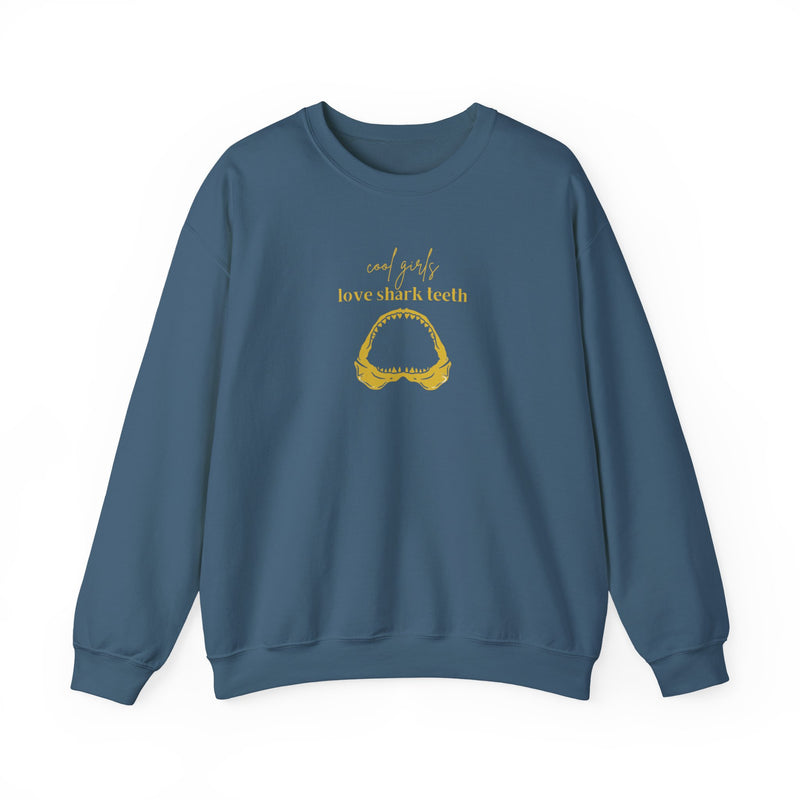 Gold Love Sharks Teeth Sweatshirt