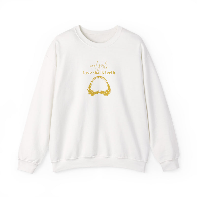 Gold Love Sharks Teeth Sweatshirt