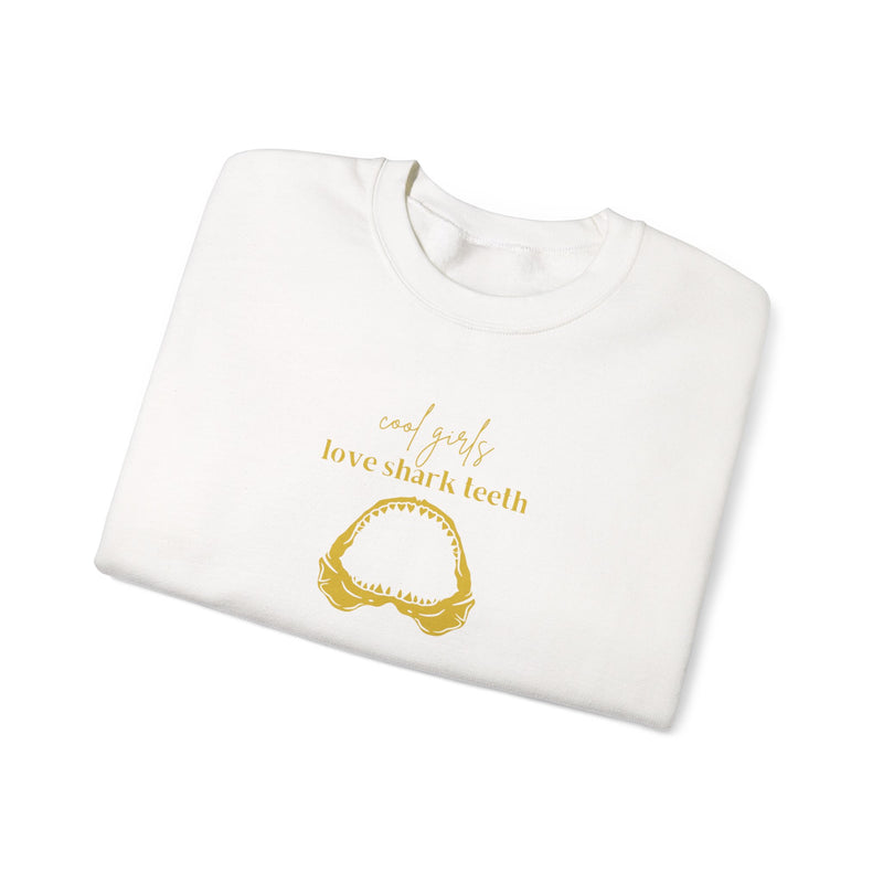 Gold Love Sharks Teeth Sweatshirt